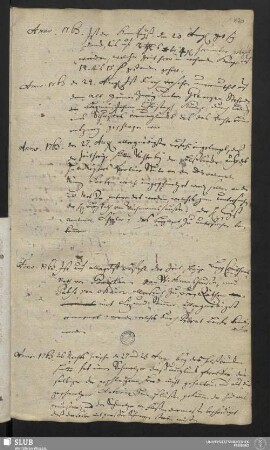Merkwürdigkeiten ab 1763 …