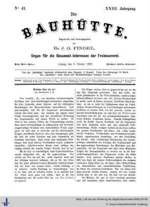 Nr. 41, 9. Oktober 1880