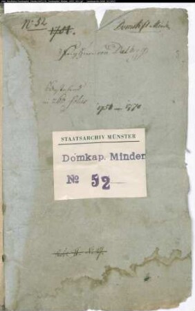 Verwaltung der Einkünfte der Präbende des Adolph von Dalberg zu Friesenhausen (bei Schweinfurt)