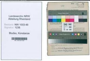 Entnazifizierung Konstanze Bludau , geb. 17.01.1886 (Lehrerin)