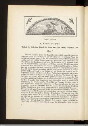 Verlauf der bisherigen Kämpfe im Osten und Lage Anfang Dezember 1914
