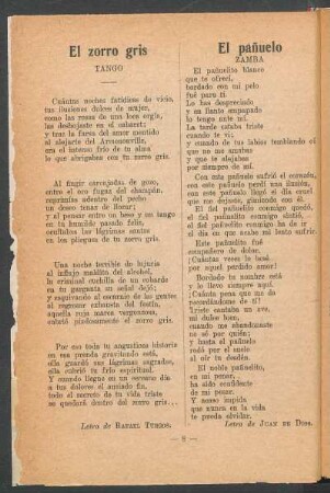 El pañuelo : Zamba