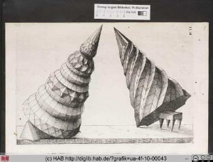 Zwei Kegeln.