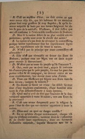 La Quinzième Lecon, Du Supplément Au Catéchisme De Malines, De la secte connue sous le nom de Vonckisme