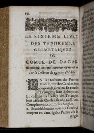 Livre VI. Sur la Doctrine du premier Mobile.