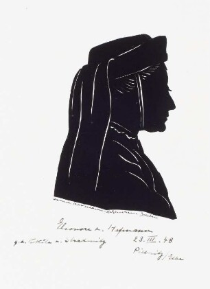 Eleonore von Hofmann, geborene Kekulè von Stradonitz