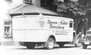 Triebischtal-Tanneberg. Dammmühle, Brotwagen 1938, Repro