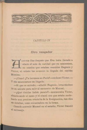 Capítulo IV - Otro vengador