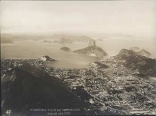 Panorama vom Corcovado aus gesehen, Rio de Janeiro