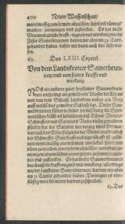 Das LXIII. Capitel.