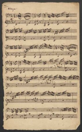 Stücke für Tasteninstrument; cemb; D-Dur; EngK 45