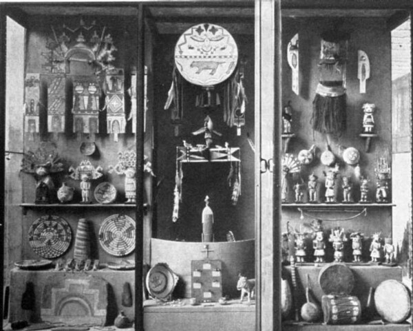 Collection items from the Pueblo in the America exhibition