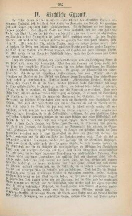 257-264 Kirchliche Chronik