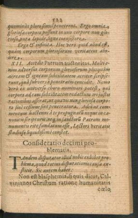 Confideratio decimi problematis. Tandem disputator illud exhibet problema ...