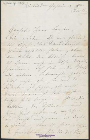 Brief an Friedrich Gustav Jansen : 18.07.1882