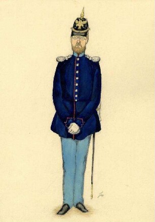 Uniformbild, Militärarzt der Schleswig-Holsteinischen Armee