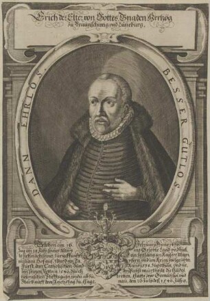 Bildnis von Erich I., Herzog von Braunschweig-Lüneburg