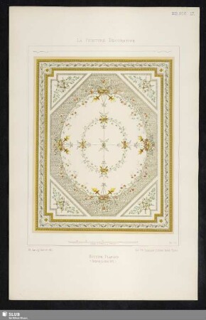 No. 36 Boudoir Plafond (Genre Louis XVI)