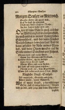 160-167, ... am Mittwoch