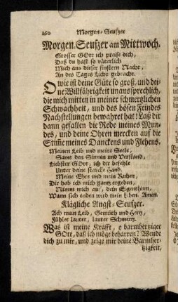 160-167, ... am Mittwoch