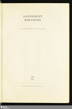 Landschaft der Flüsse