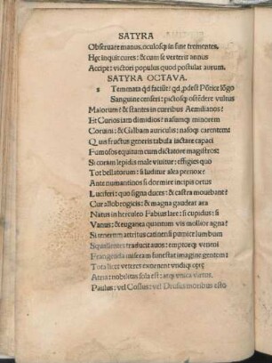 Satyra Octava.