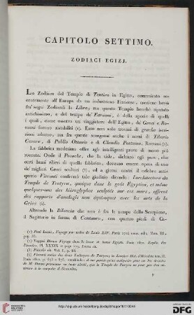 Capitolo settimo: Zodiaci egizi