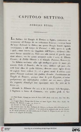 Capitolo settimo: Zodiaci egizi