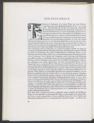 Der Geschmack