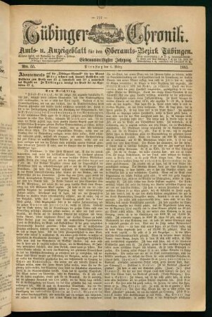 8. März (Nro. 55) - 13. März (Nro. 60)