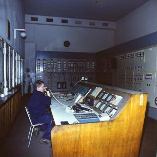 Schaltwarte : Zwickau. VEB Steinkohlenwerk "Karl Marx". Heizkraftwerk "Karl Marx III". Schaltwarte