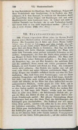 VII. Staatsarzneikunde.