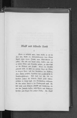 Musik und bildende Kunst