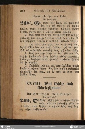 XXVIII. Wot kschize tych kschescźijanow