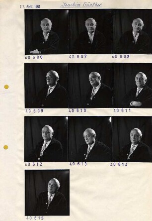 Portraitserie Joachim Günther