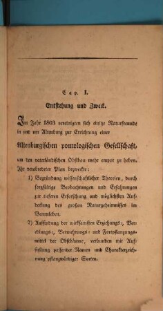 Statuten der Altenburgischen pomologischen Gesellschaft