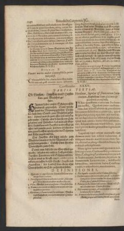 Constitutio XXXV.