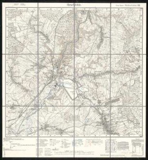 Meßtischblatt 89 : Hirschfelde, 1936 : Hirschfelde. - Aufgen. 1903, hrsg. 1906, bericht. 1930, einz. Nachtr. 1936. - 1:25000. - Leipzig, 1936. - 1 Kt.