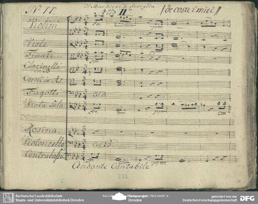 Aria: "Giusto ciel che conoscete" (Zweitfassung in Ab)