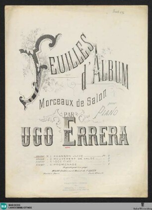 1: Chanson Juive