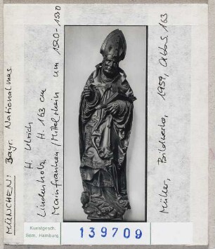 München: Bayerisches Nationalmuseum, Heiliger Ulrich