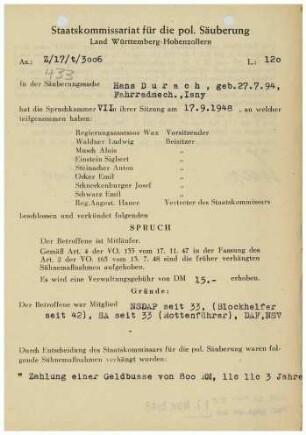 Durach, Hans