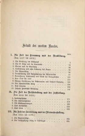 Thüringische Kirchengeschichte, 2. Vom Beginn der Reformation bis zur neueren Zeit