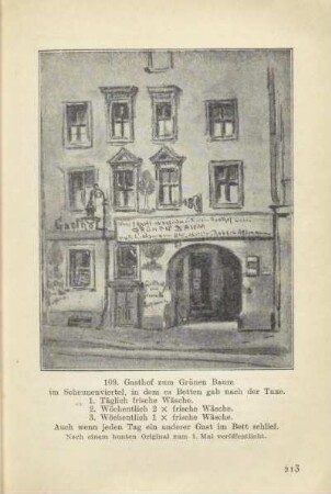 Gasthof zum Grünen Baum im Scheunenviertel ...