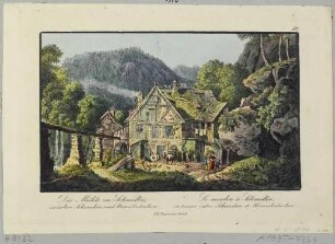 Die Mühle in Schmilka bei Bad Schandau in der Sächsischen Schweiz