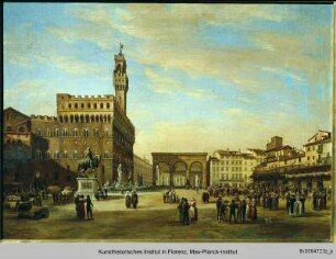 Ansicht der Piazza Signoria