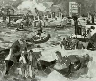 Werftlandschaft - Volkswerft Stralsund