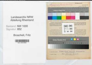 Entnazifizierung Fritz Broscheit, geb. 26.12.1902 (Arbeiter)