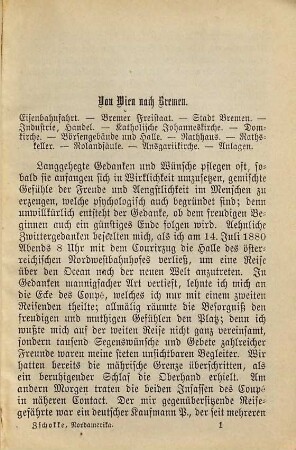 Nach Nordamerika und Canada
