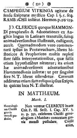 In Matthæum.
